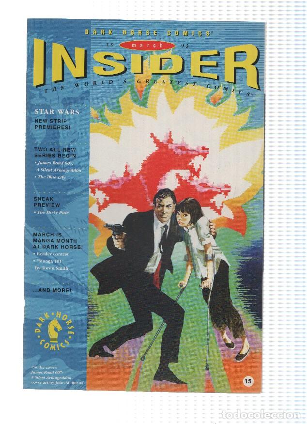 Fumetti: Revista: INSIDER (Dark Horse Comics), Volume 02: Numero 15 - VARIOS