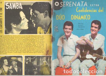 Fumetti: Serenata Extra numero 36: Confidencias del Duo Dinamico (poster central doble de Enrique Guzman y Ma