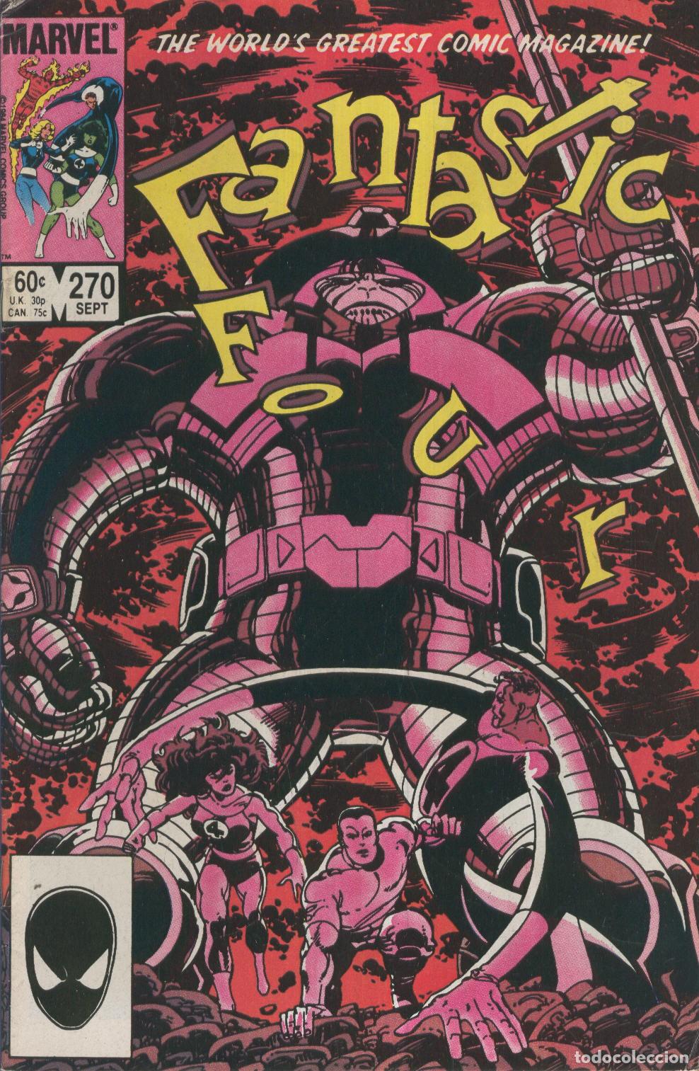 C&oacute;mics: FANTASTIC FOUR Vol.01 Numero 270: Planet-Fall - John Byrne - Foto 1