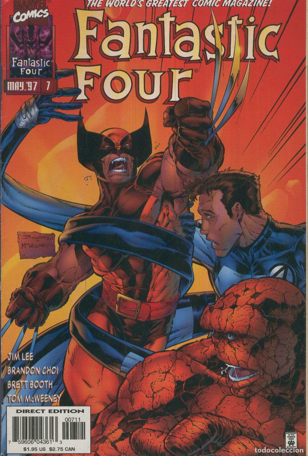 C&oacute;mics: FANTASTIC FOUR Vol.02 Numero 07 - Jim Lee - Foto 1