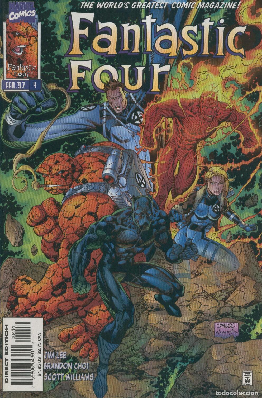 C&oacute;mics: FANTASTIC FOUR Vol.02 Numero 04 - Jim Lee - Foto 1