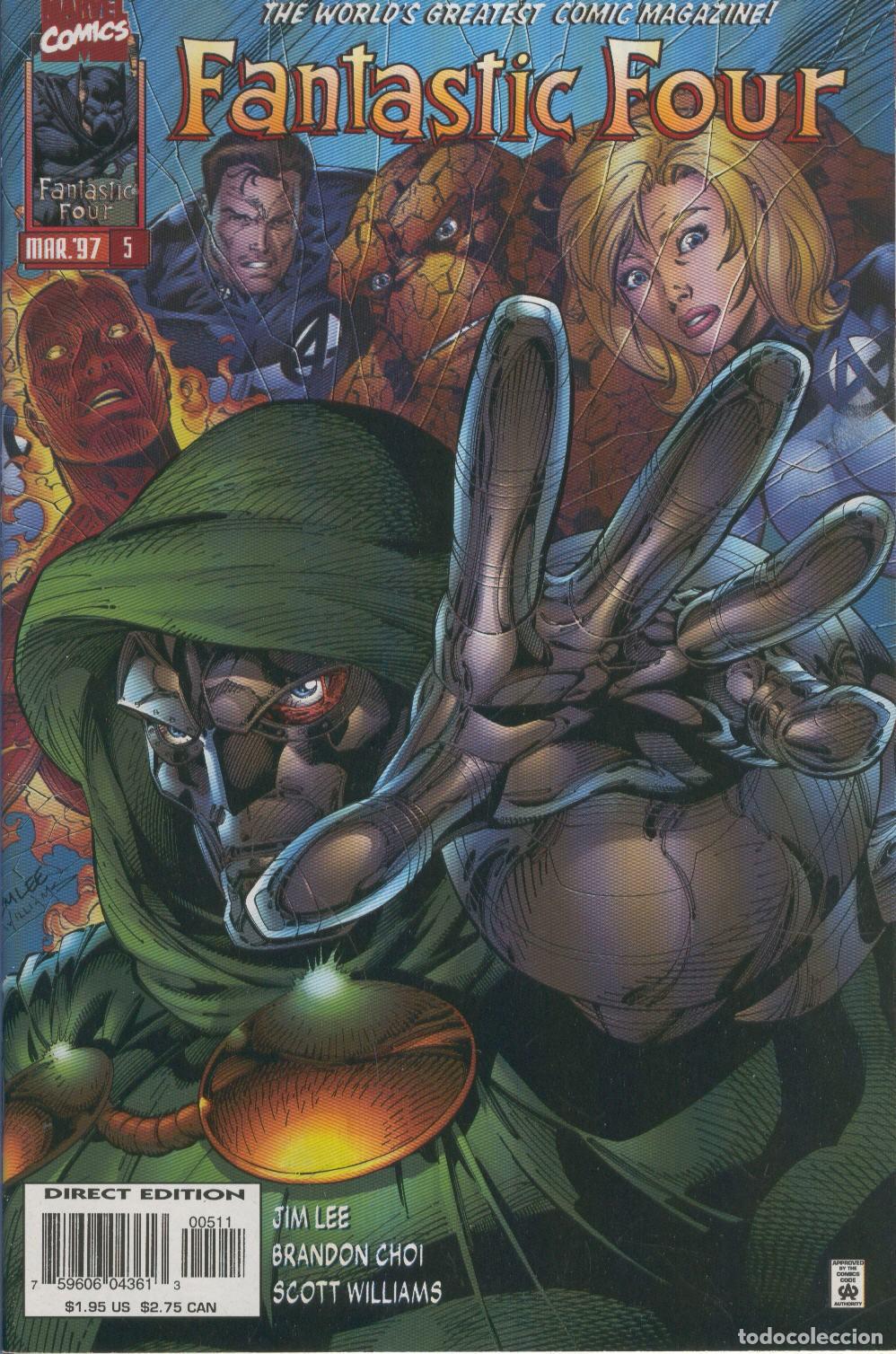 C&oacute;mics: FANTASTIC FOUR Vol.02 Numero 05 - Jim Lee - Foto 1