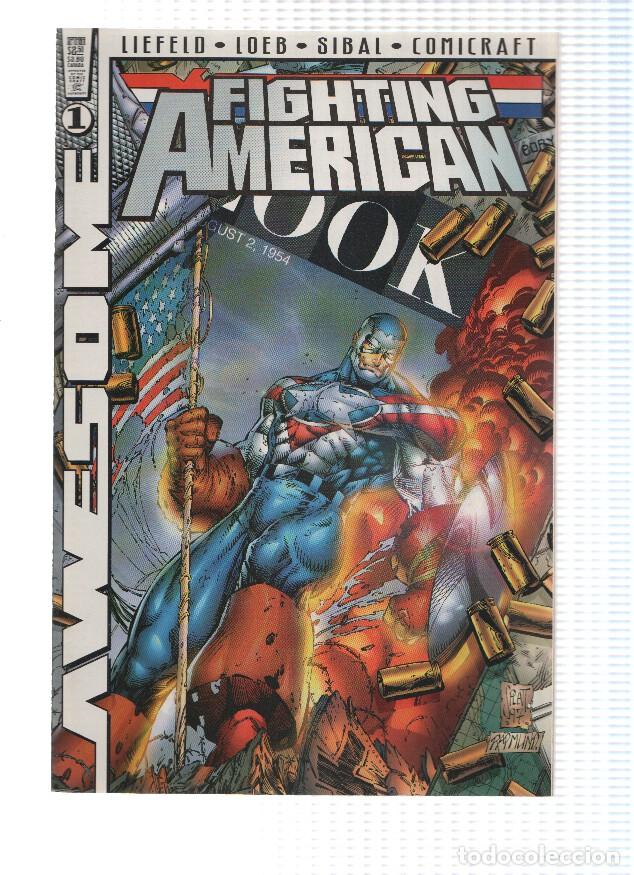 Comics: FIGHTING AMERICAN, Volume 3, Numero 01C: Back in the Ring (Awesome Comics) - Jeph Loeb