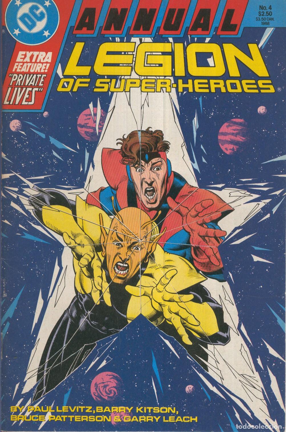 C&oacute;mics: LEGION OF SUPER-HEROES: ANNUAL 4 1988 - Barry Kitson
