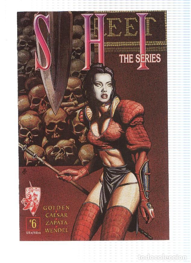 C&oacute;mics: SHI: THE SERIES, Volume 1, Numero 06: Death has a New Face (Crusade Comics) - Golden