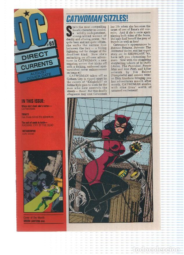 C&oacute;mics: DC DIRECT CURRENTS: Numero 65, AUGUST 1993 - VARIOS - Foto 1