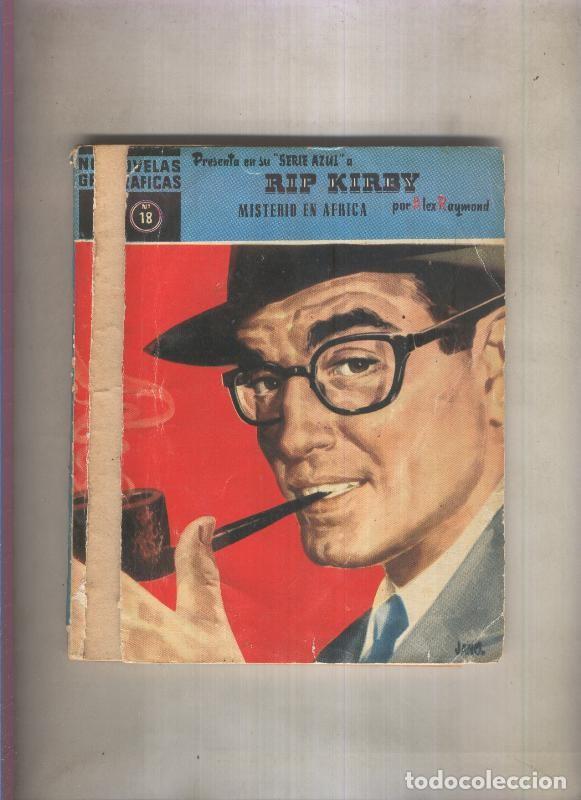 C&oacute;mics: Serie Azul: Rip Kirby numero 18: Misterio en Africa (cuelta suelta y con rotos) - Alex Raymond - Joh
