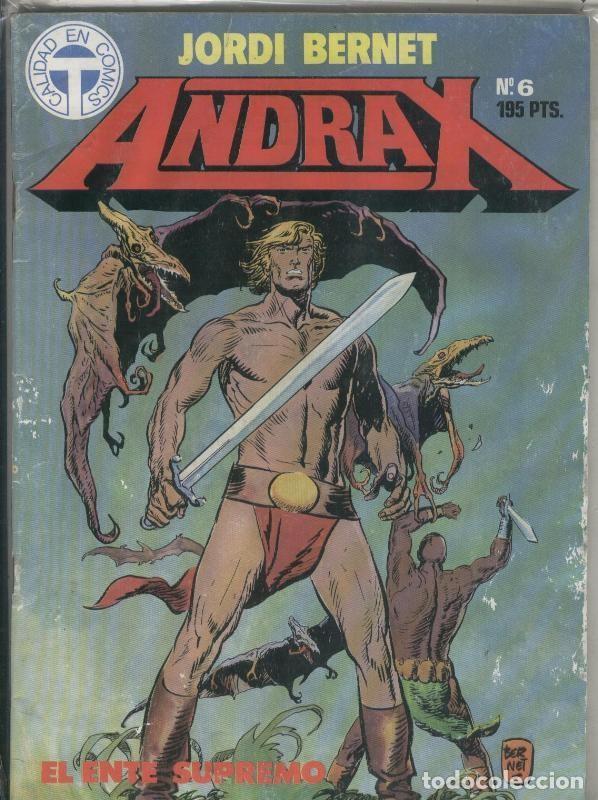 C&oacute;mics: Andrax numero 06: El ente supremo - Jordi Bernet
