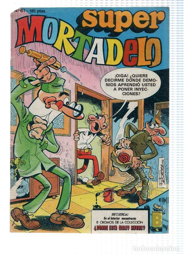 C&oacute;mics: Ediciones B: Super Mortadelo numero 061 (numerado 1 en trasera) - Varios - Foto 1