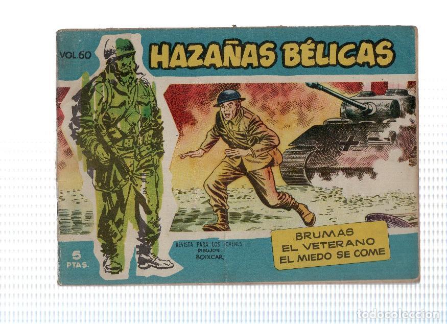 Fumetti: Haza&ntilde;as Belicas azules numero 060: Brumas-El veterano-El miedo se come - Boixcar
