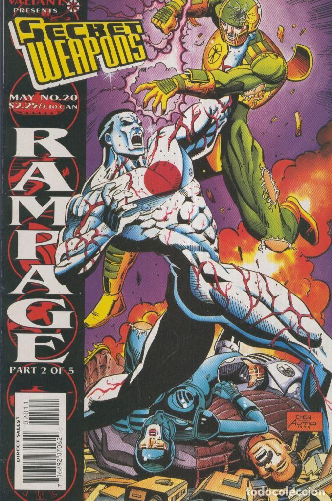 Comics: SECRET WEAPONS, Vol.01 no.20: Rampage, Part 2 - Tommy Lee Edwards