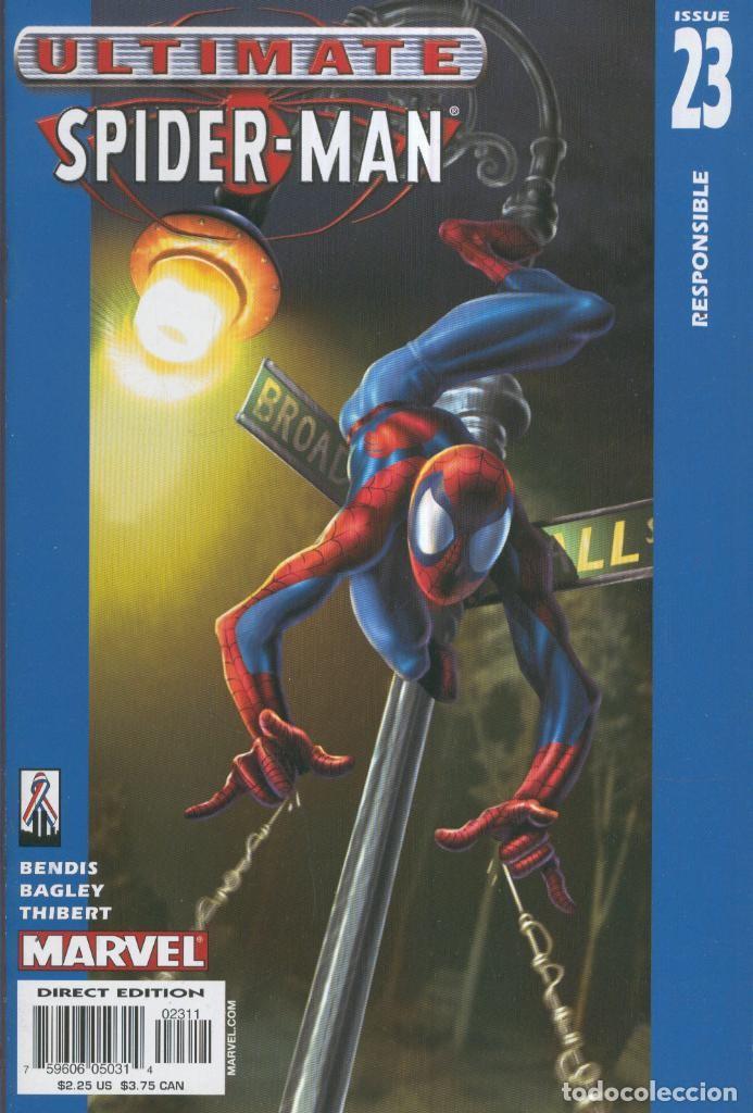 Fumetti: ULTIMATE SPIDER-MAN Vol.01 no.23: Responsible - Brian Michael Brendis y Mark Bagley