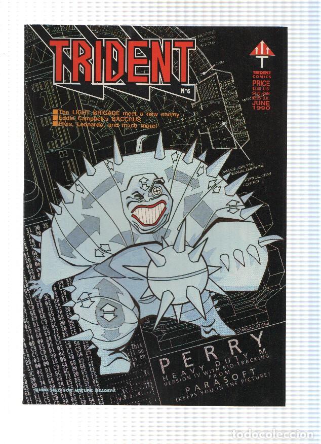 C&oacute;mics: TRIDENT, Volume 01, Numero 06: Saviour (Trident Comics 1989) - Varios - Foto 1