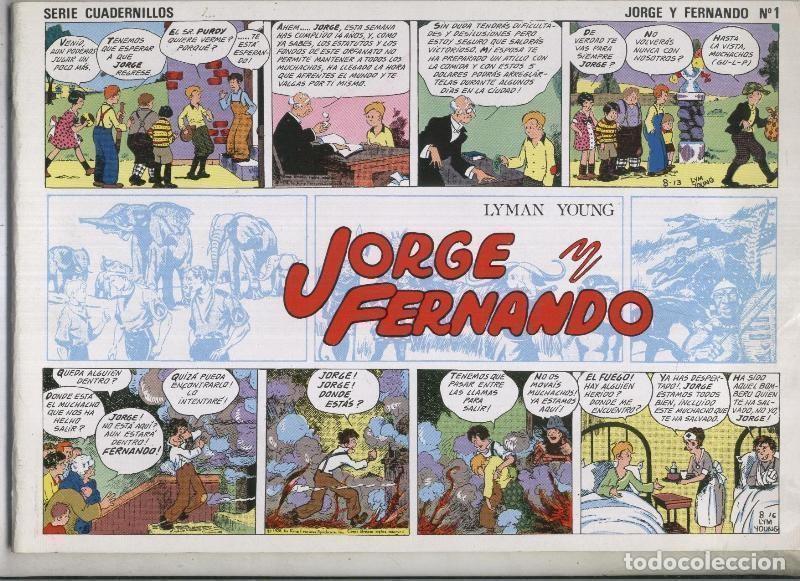 Comics: Jorge y Fernando de J.Esteve numero 1: tiras del 13.8.1928 al 11.10.1928 - Lyman Young