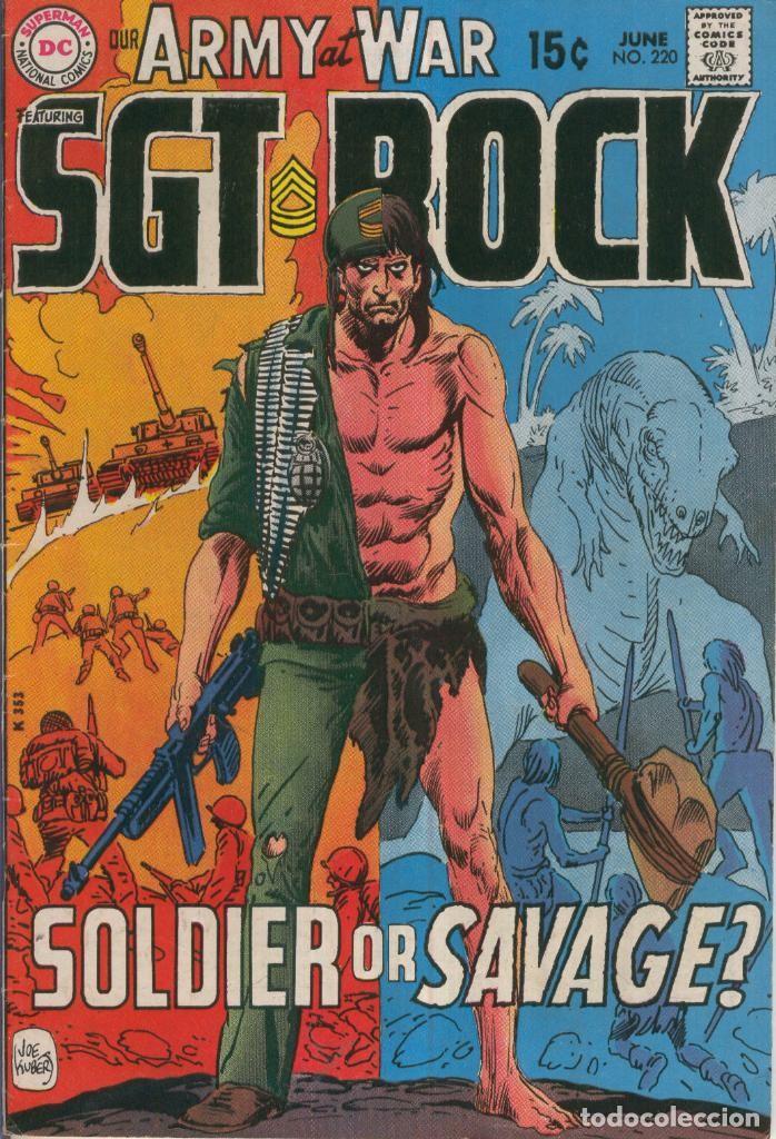 Comics: OUR ARMY AT WAR, Vol.1 No.220: Sgt Rock: Soldier or savage - Joe Kubert