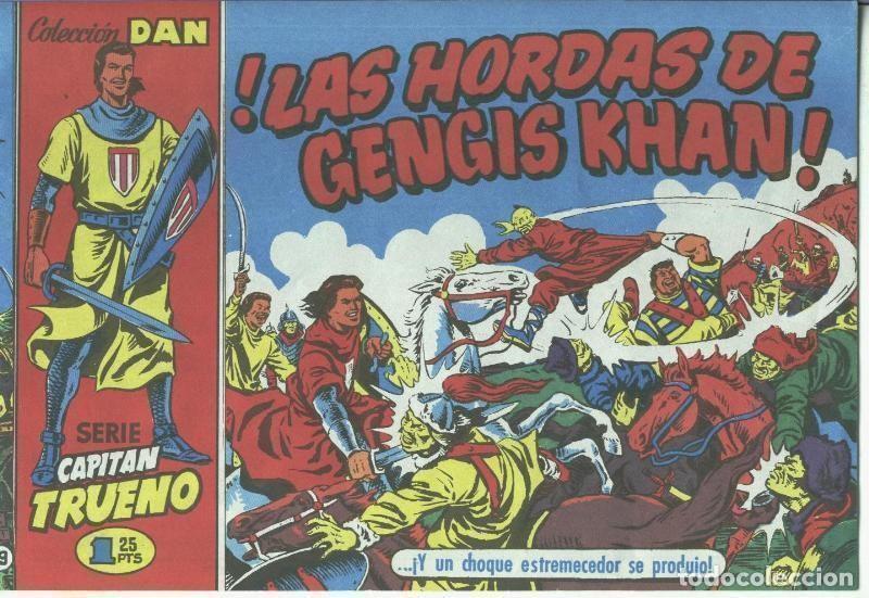 Comics: El Capitan Trueno facsimil El Periodico numero 019: Las hordas de Gengis Khan - Ambros