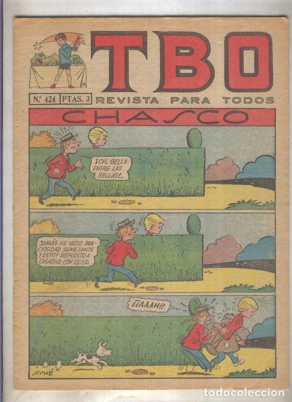C&oacute;mics: TBO numero 424: Chasco (Ayne), (numerado 2 en trasera) - Varios - Foto 1