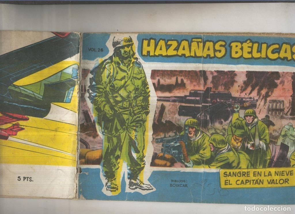 Comics: Haza&ntilde;as Belicas Azules numero 026: numerado 1 en interior cubierta - Boixcar