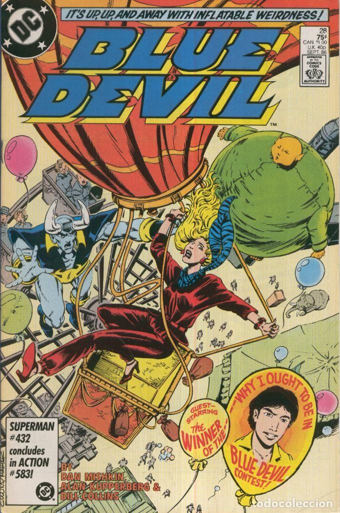 C&oacute;mics: BLUE DEVIL, Vol.1 No.28: The Moons a Balloon - Alan Kupperberg - Foto 1