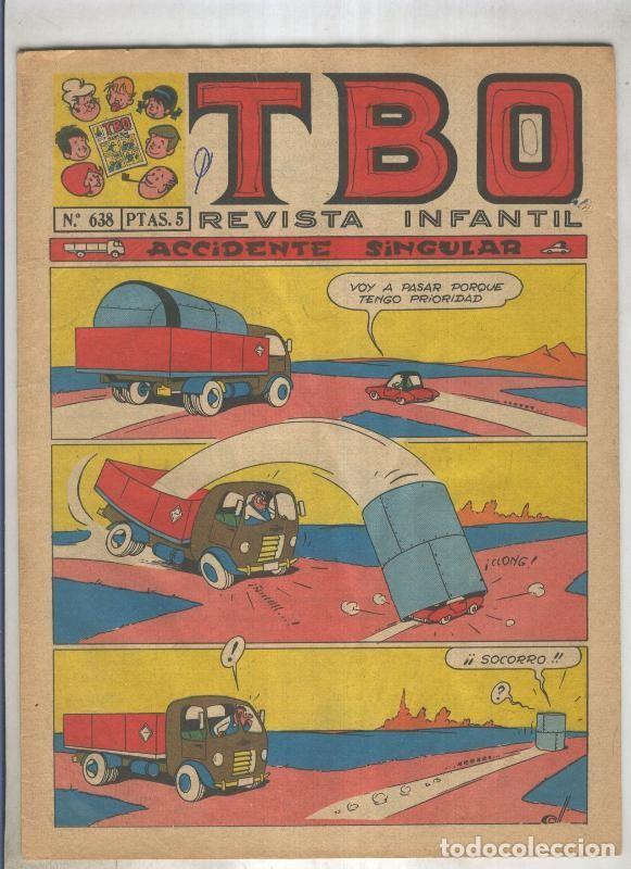 C&oacute;mics: TBO numero 638: Accidente singular (Coll), (numerado 1 en trasera) - Varios - Foto 1