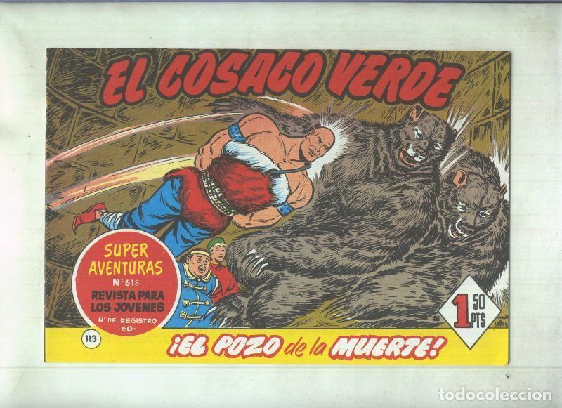 Comics: Facsimil de Ediciones B: El Cosaco Verde numero 113: El pozo de la muerte - Victor Mora-Fernando Cos