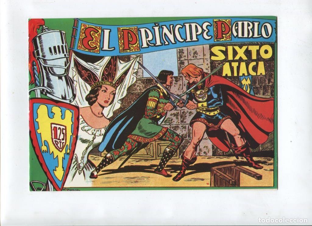 C&oacute;mics: El Principe Pablo facsimil numero 19: Sixto ataca - Leopoldo Ortiz