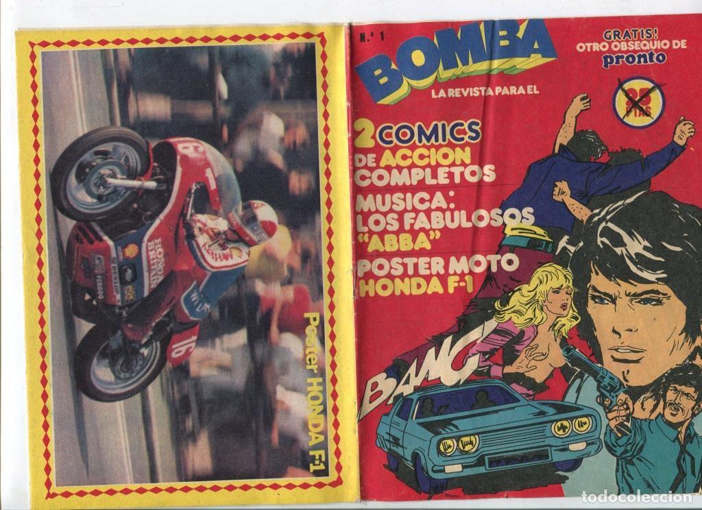 C&oacute;mics: Bomba revista de comic + TV + articulos del corazon numero 01 - Jesus Blasco, etc