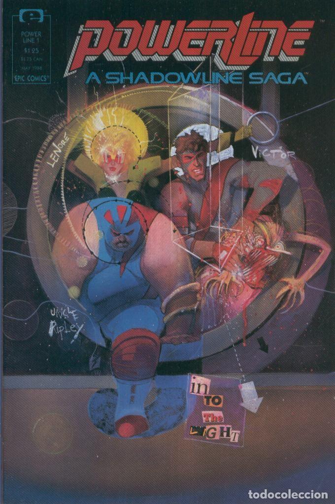 Comics: POWERLINE: A SHADOWLINE SAGA, Vol.1: No.1 (EPIC) - D.G. Chichester and Margaret Clark