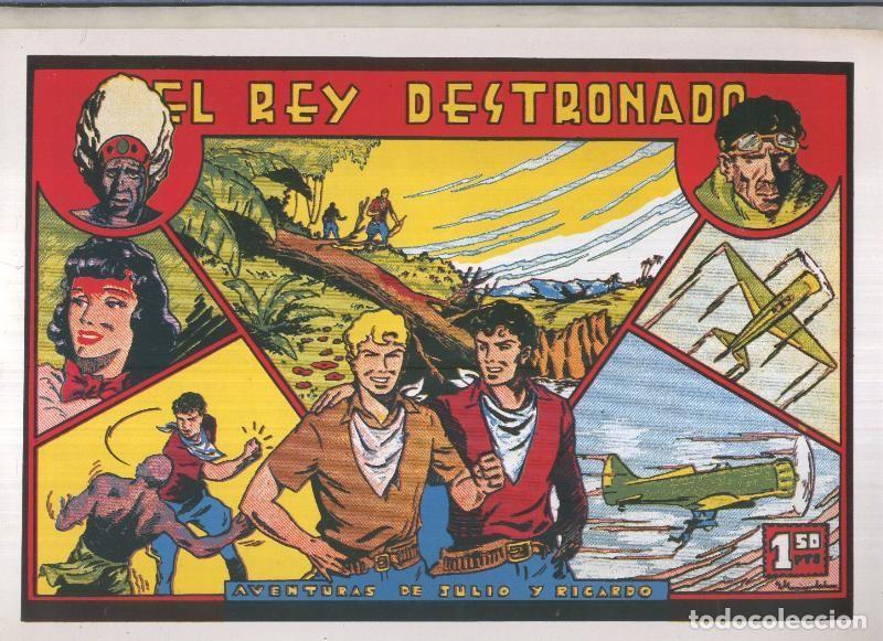 C&oacute;mics: Facsimil Julio y Ricardo: El rey destronado - Marculeta - Foto 1