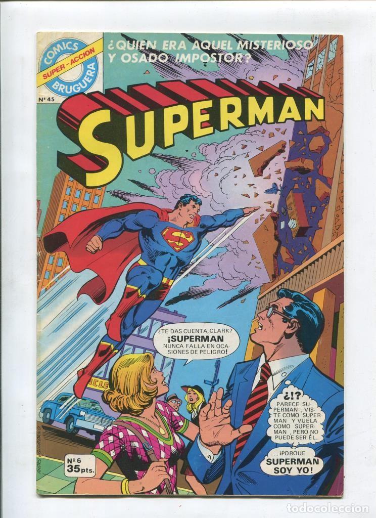 C&oacute;mics: Comics Bruguera Superman numero 06 (numerado 1 en trasera) - varios - Foto 1