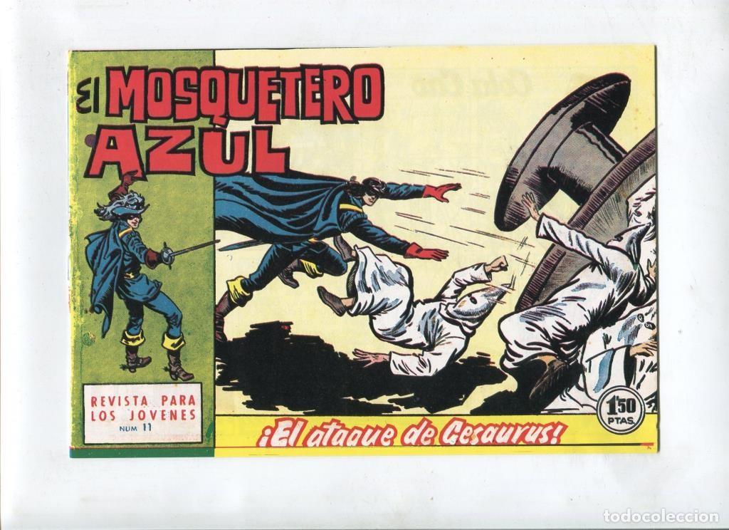C&oacute;mics: Facsimil: El Mosquetero Azul numero 11: El ataque de Gesaurus - Manuel Gago - Foto 1