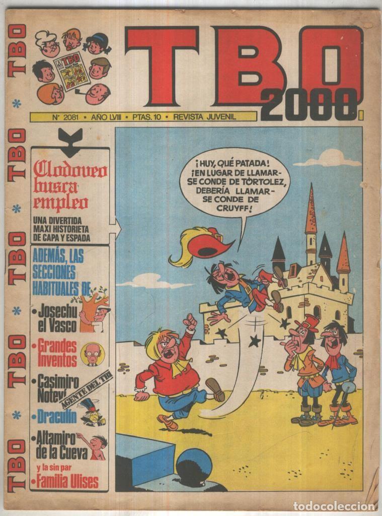 Comics: TBO 2000 numero 2081: Clodoveo busca empleo - varios