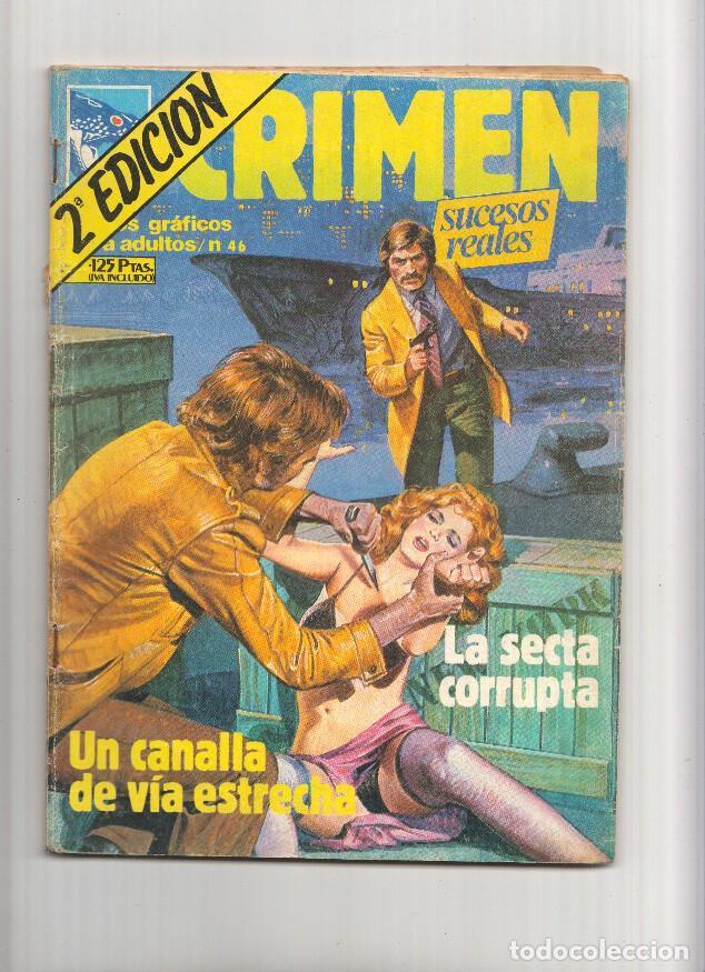 Comics: Crimen numero 46: La secta corrupta y Un canalla de via estrecha - varios