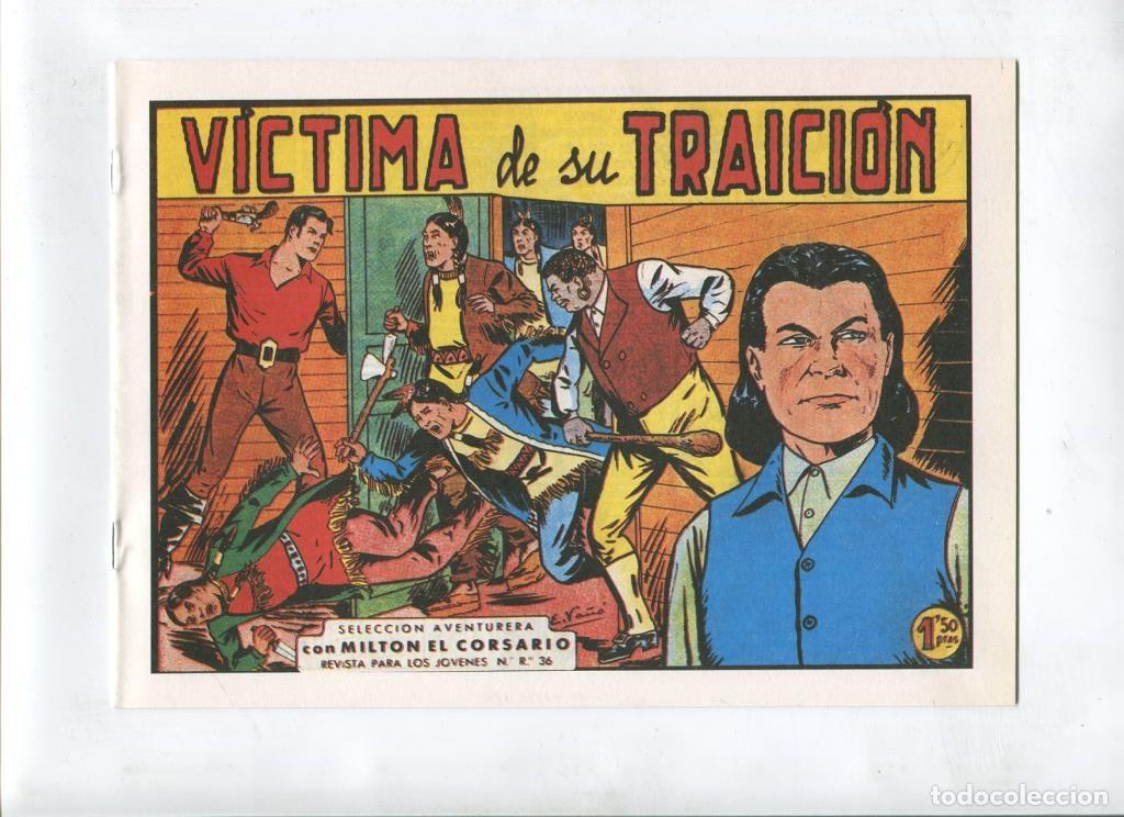 C&oacute;mics: Milton el Corsario , facsimil numero 048: Victima de su traicion - Va&ntilde;o