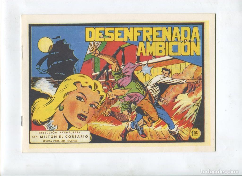C&oacute;mics: Milton el Corsario , facsimil numero 092: Desenfrenada ambicion - Va&ntilde;o