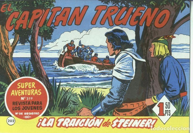 Comics: El Capitan trueno facsimil numero 202: La traicion de Steiner - Angel Pardo-Victor Mora
