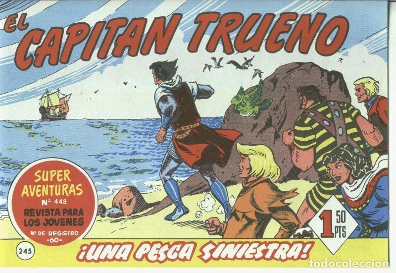 Comics: El Capitan trueno facsimil numero 245: Una pesca siniestra - Angel Pardo-Victor Mora