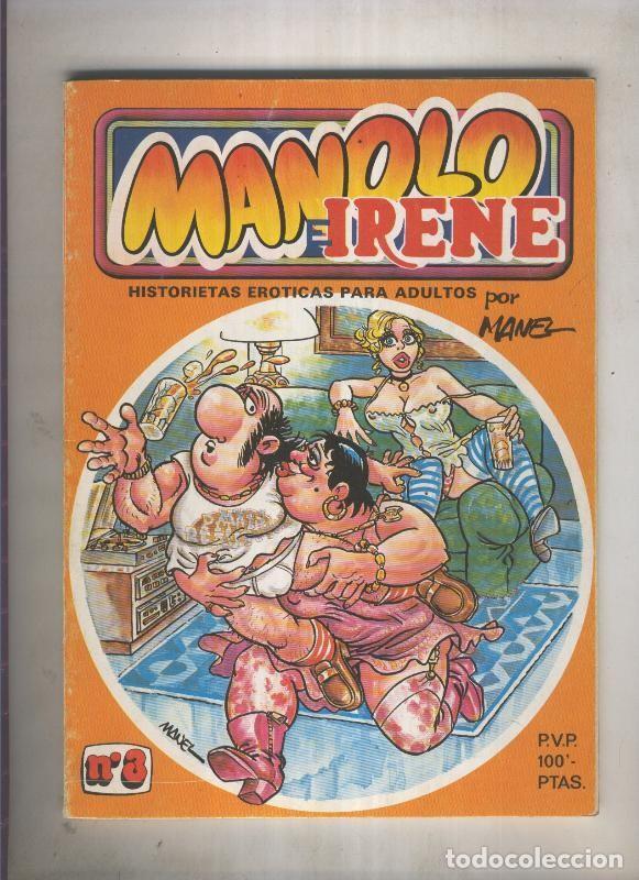 C&oacute;mics: Manolo e Irene numero 3 (numerado 2 en trasera) - Manel - Foto 1