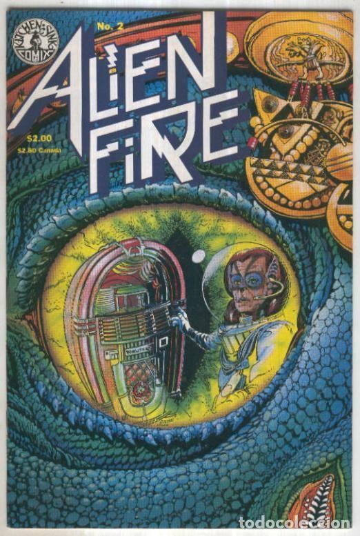 C&oacute;mics: ALIEN FIRE, Vol.1 No.02: In Dark Directed (Kitchen Sink 1987) - Anthony F.Smith