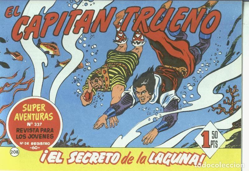 C&oacute;mics: El Capitan trueno facsimil numero 208: El secreto de la laguna - Angel Pardo-Victor Mora