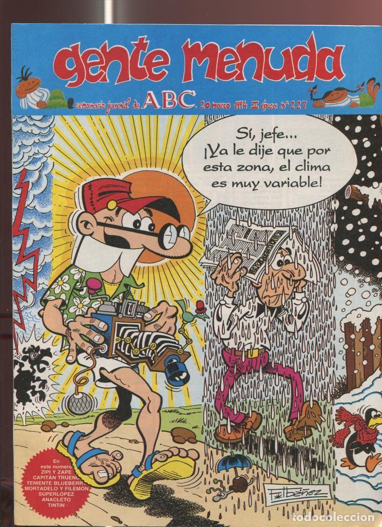 Comics: Gente Menuda seminario juvenil de ABC numero 227: El Capitan Trueno, etc - Varios