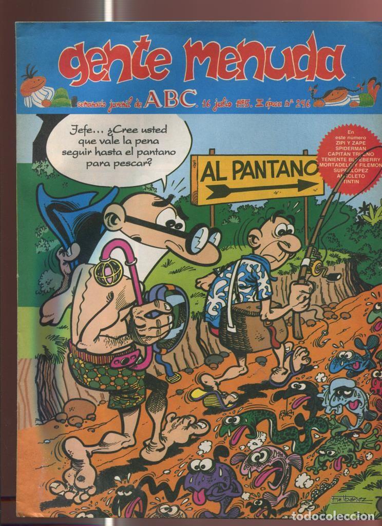 Comics: Gente Menuda seminario juvenil de ABC numero 296: El Capitan Trueno, etc - Varios