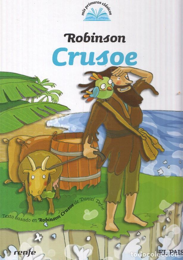 C&oacute;mics: Mis primeros clasicos num.05: Robinson Crusoe - Daniel Defoe - Foto 1