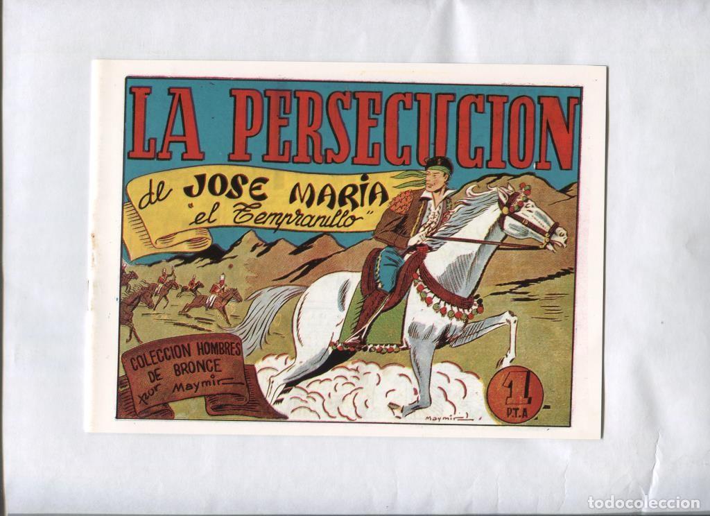 C&oacute;mics: Facsimil: Jose Maria El Tempranillo numero 06: La persecucion de Jose Maria - Maymir