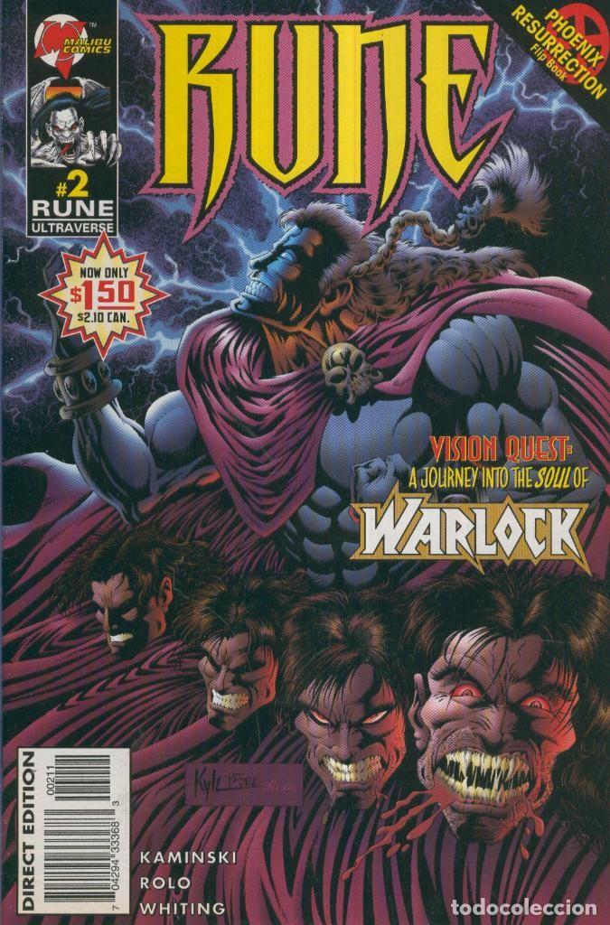 C&oacute;mics: RUNE, Volume 2: No.02: Cause and Effect (Malibu Comics) - Len Kaminski - Foto 1