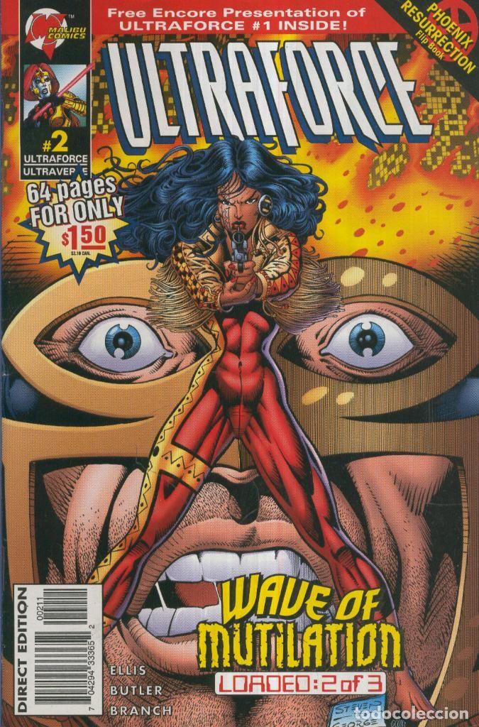 C&oacute;mics: ULTRAFORCE, Volume 2: No.02: Wave of Mutilation (Malibu Comics) - Warren Ellis