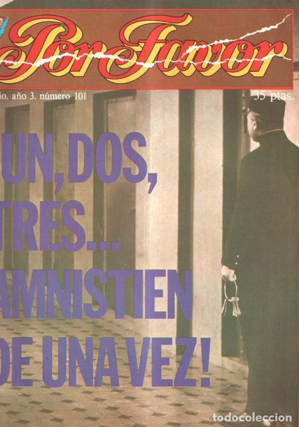 Fumetti: Por Favor numero 101, 7 junio 1976: Amnistien de una vez - Varios