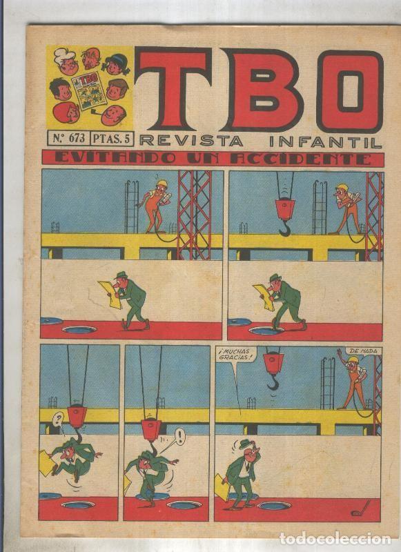 C&oacute;mics: TBO numero 673: Evitando un accidente (Coll), (numerado 2 en trasera) - Varios - Foto 1