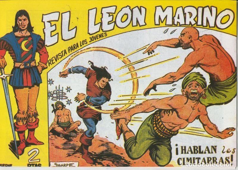 Comics: El Leon Marino facsimil numero 20: Hablan las cimitarras - Claudio Tinoco - Gigarpe