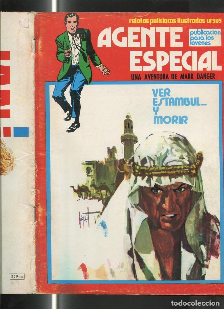 Fumetti: Agente Especial numero 01: Mark Danger: Ver estambul y morir (numerado 4 en trasera) - Jose Gual
